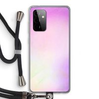 Flow mist pastel: Samsung Galaxy A72 5G Transparant Hoesje met koord