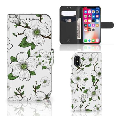 Apple iPhone X | Xs Hoesje Dogwood Flowers Apple iPhone X | Xs Hoesje Dogwood Flowers