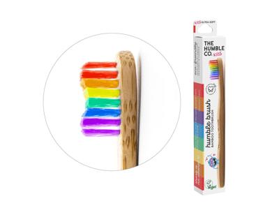 The Humble Co. Tandenborstel bamboe - kind - ultra soft - proud