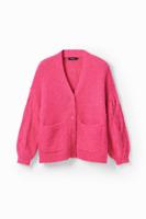 Oversized vest madeliefje - RED - L/XL