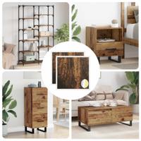 Zelfklevende Schroefhoes 2 pcs Oudhout 20 x 0,5 mm