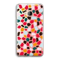 Colored Giraffe: HTC U Play Transparant Hoesje Colored Giraffe: HTC U Play Transparant Hoesje