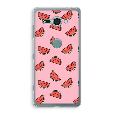 Watermeloen: Sony Xperia XZ2 Compact Transparant Hoesje