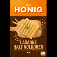 Honig Lasagne Half Volkoren 250 g bij Jumbo