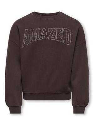 Kids ONLY winter sweater meisjes - bruin - KogKiki - oversize fit
