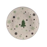 Bord everlands kunstkerstboom deco Ø26,5cm