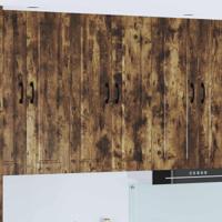 Keukenkast Gerookt eiken 60 x 31 x 100 cm Bewerkt hout