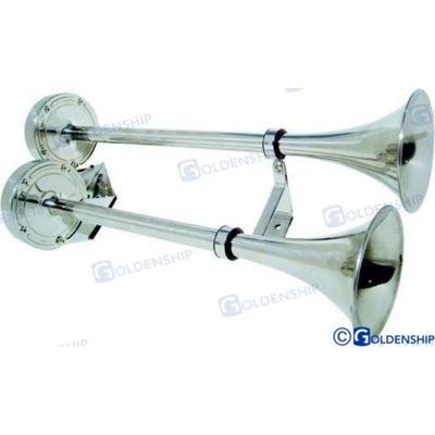 Bocinas GS12011 - BOCINA TROMP.DOBLE 40/47CM 12V