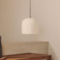 Kave Home Hanglamp Calvia Papier-maché, 25cm - Wit