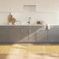 VidaXL Vloerkleed rechthoekig 80x500 cm bamboe lichtnaturel