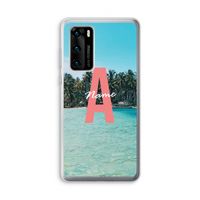 Pacific Dream: Huawei P40 Transparant Hoesje
