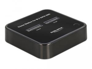 DeLOCK 64178 basisstation voor opslagstations USB 3.2 Gen 2 (3.1 Gen 2) Type-C Zwart