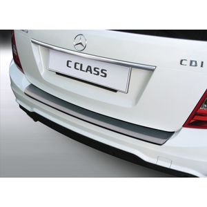Bumper beschermer passend voor Mercedes C-Klasse W204 Estate 2012- Zwart GRRBP586