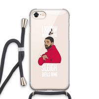 Sleigh Bells Ring: iPhone 7 Transparant Hoesje met koord