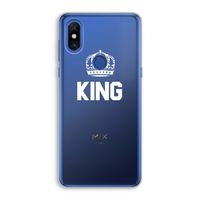 King zwart: Xiaomi Mi Mix 3 Transparant Hoesje