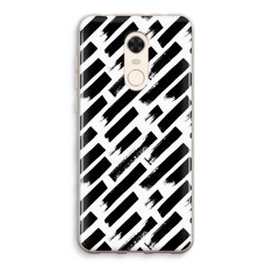 Zwarte vegen: Xiaomi Redmi 5 Transparant Hoesje