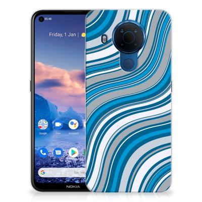 Nokia 5.4 | TPU bumper | Waves Blue
