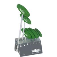 Wiha Stiftsleutelset met dwarsgreep | TORX® | 8-delig | mat verchroomd | incl. werkbankhouder - 1348 - 01348