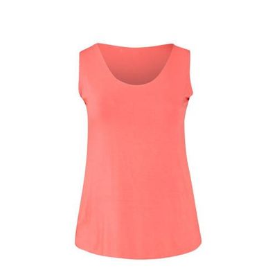 Paprika top met glitters koraalrood Paprika top met glitters koraalrood