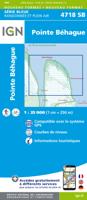 Wandelkaart 4718 SB - Serie Bleue Pointe-Béhague (Guyana) | IGN - Institut Géographique National
