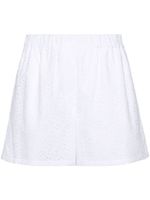 Kenzo short court à broderie anglaise - Blanc - thumbnail