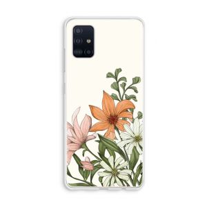 Floral bouquet: Galaxy A51 4G Transparant Hoesje