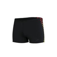 Speedo Endurance+ zwemboxer zwart/rood/geel - thumbnail