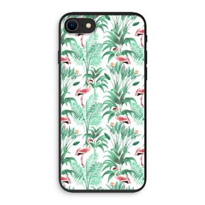 Flamingo bladeren: iPhone 8 Biologisch afbreekbaar hoesje
