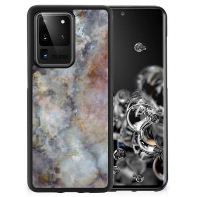Samsung Galaxy S20 Ultra Gripcase Marmer Grijs