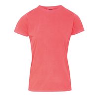Basic t-shirt comfort colors neon oranje voor dames XL (42/54)  -