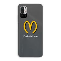 I'm lovin' you: Xiaomi Redmi Note 10 5G Transparant Hoesje