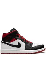 Jordan baskets Air Jordan 1 Mid 'Gym Red/Black Toe' - Blanc - thumbnail