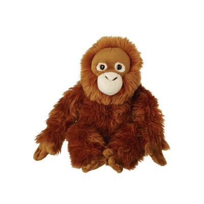 Pluche Orang-oetan knuffel - 22 cm - knuffeldieren - aap - voor kinderen