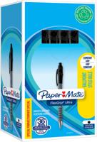 Paper Mate balpen Flexgrip Ultra RT zwart, doos 30 + 6 stuks gratis