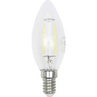 LightMe LM85264 LED-lamp Energielabel F (A - G) E14 Kaars 5 W = 40 W Warmwit (Ø x l) 35 mm x 97 mm Dimbaar, Filament / Retro-LED 1 stuk(s) - thumbnail