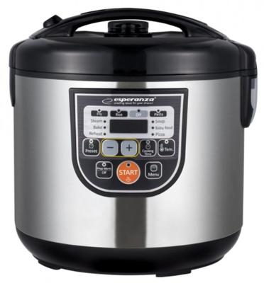 Esperanza EKG011 multi cooker 5 l 860 W Zwart, Roestvrijstaal