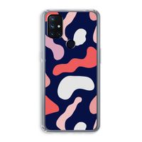 Memphis Shapes Pink: OnePlus Nord N10 5G Transparant Hoesje
