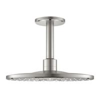 Regendoucheset Grohe Rainshower SmartActive 31 cm met Plafondarm Supersteel