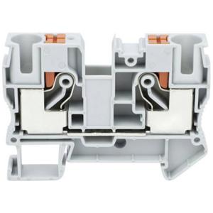 TRU COMPONENTS TC-JPT10 Grey Doorgangsklem 10.2 mm Snelaansluiting Aantal polen: 2 0.5 mm² 10 mm² Grijs 1 stuk(s)