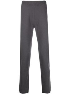 extreme cashmere pantalon de jogging droit en maille - Gris