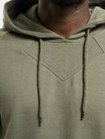Urban Classics / Hoody Long Shaped in olijfgroen - thumbnail