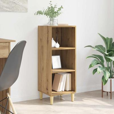 Dressoir artisanaal eikenkleurig 32.5 x 34.5 x 90 cm