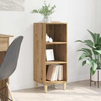 Dressoir artisanaal eikenkleurig 32.5 x 34.5 x 90 cm