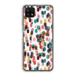Tropical Dots: Samsung Galaxy A22 5G Transparant Hoesje