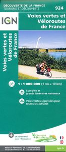 Fietskaart 924 Frankrijk - Voies Vertes & véloroutes | IGN - Institut Géographique National