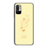 No rain no flowers: Xiaomi Redmi Note 10 5G Transparant Hoesje