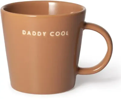 Vondels theekop keramiek daddy cool 10x11cm terra