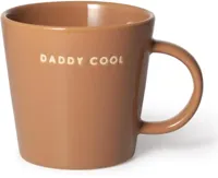Vondels theekop keramiek daddy cool 10x11cm terra