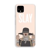 Slay All Day: Pixel 4 XL Transparant Hoesje