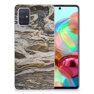 Samsung Galaxy A71 | TPU | Siliconen hoesje | Steen